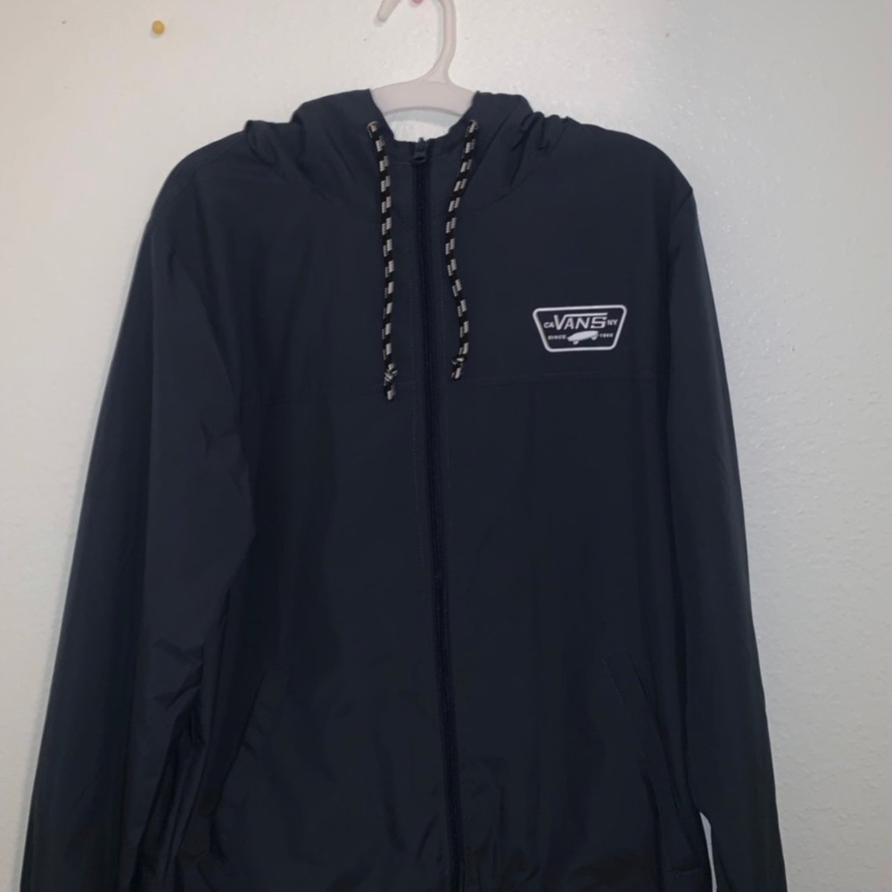 Really nice dark blue vans windbreaker